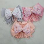 Elegant Shiny Glittered Bow Hair Clips