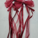 Set of two Big size stylish organza hair bow